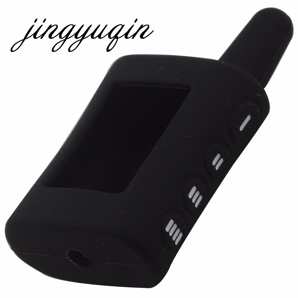 Jingyuqin 5 Kleuren Voor Scher-Khan Magicar A/B Siliconen Case Voor Twee Weg Auto Alarm Scher Khan A/B Lcd Remote Cover