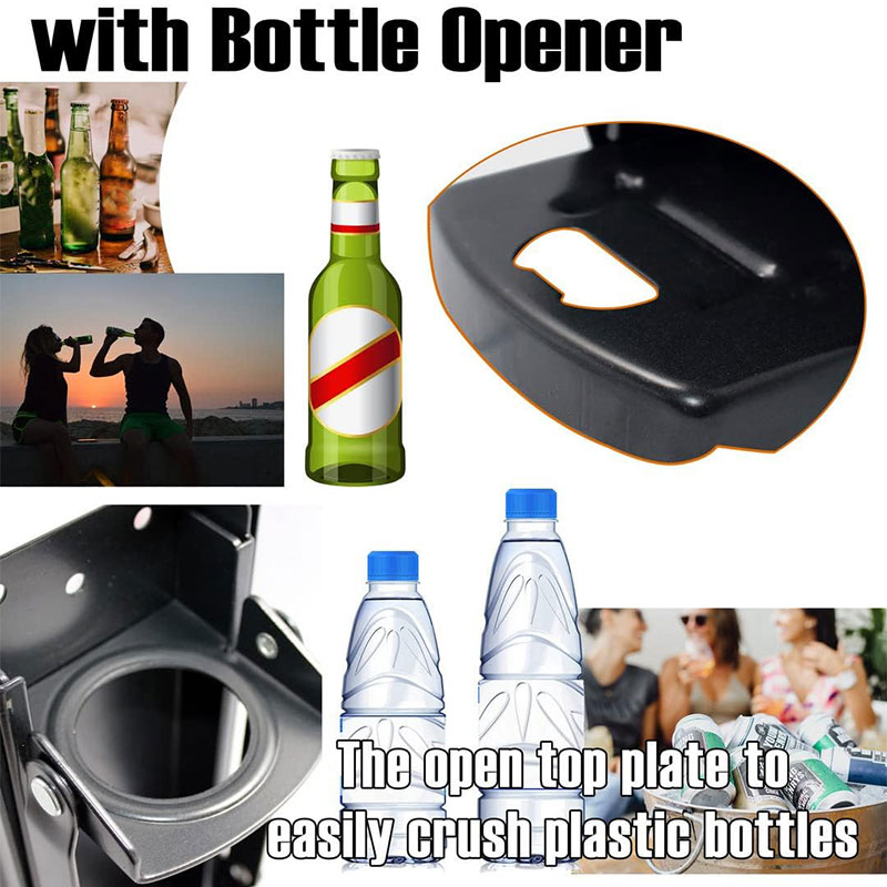 Dosen brecher zum Recycling 16 Unzen Hochleistungs-Metall dosen brecher Wand montage Soda & Bierdose Smasher zum Recycling mit Flaschen öffner
