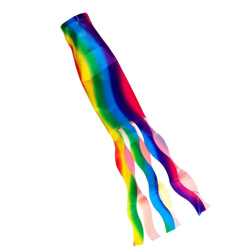 GTBL arc-en-ciel coupe-vent Streamer drapeau jardin Camping décoration drapeau 70CM