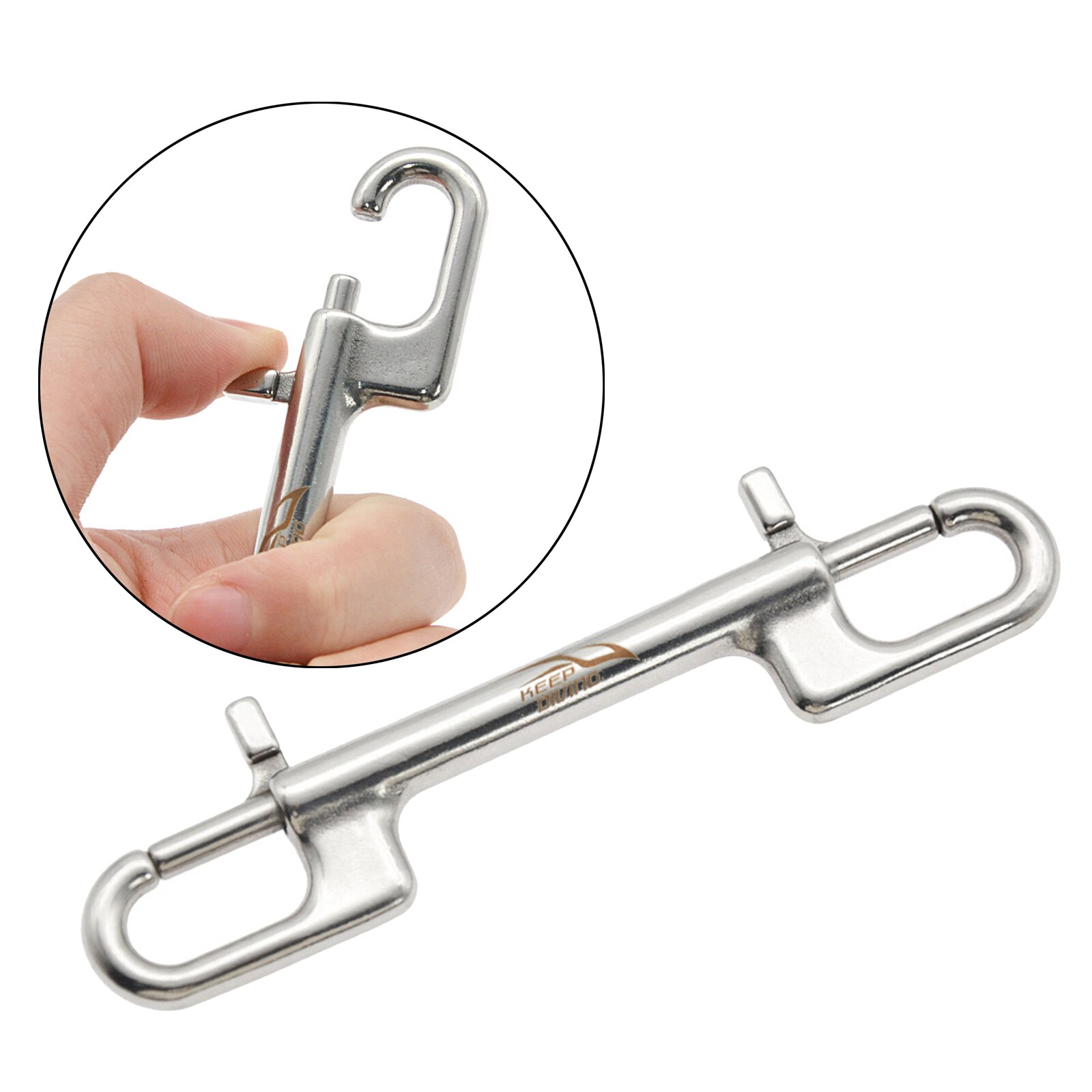 316 Rvs Snap Haak Enkele/Dubbele Eindigde Duiken Clip Kogelstangkop Bolt Haken Voor Duiken Deel Accessoires