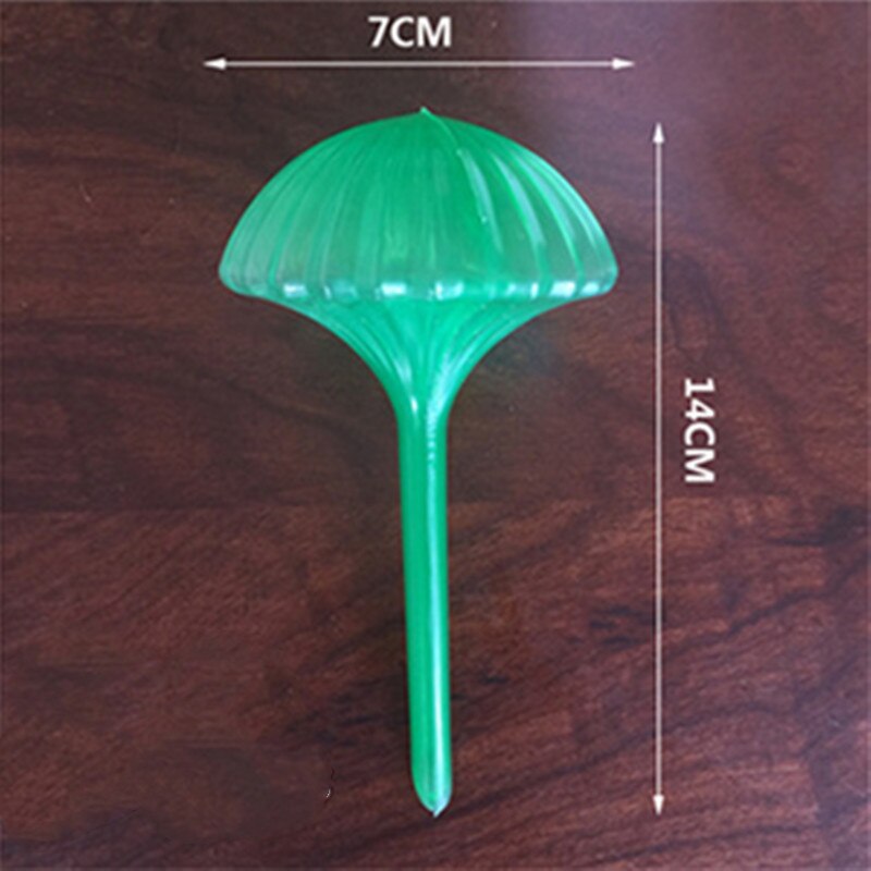 Materiale efterligning glas doven plast paraply have kunstvanding sæt plante blomst vanding hjem plante vandingsværktøj: Grøn s