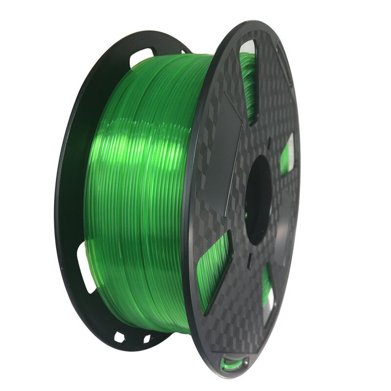 PETG-filamento de plástico para impresora 3D, materiales de impresión por sublimación, 1,75mm, 250G por rollo: Transparent Green