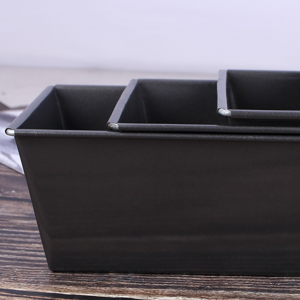 Lade Bakvorm Rechthoekige Non-stick Brood Black Carbon Stalen Bakken