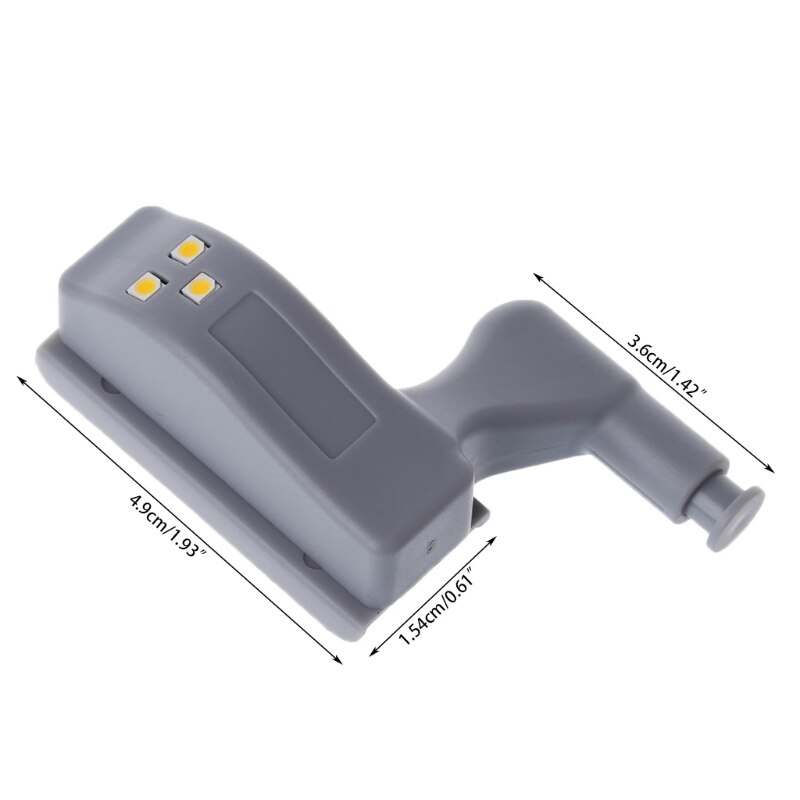 Bisagra Universal para armario, luz LED con Sensor, 0,25 W, para cocina y dormitorio, 1 ud.