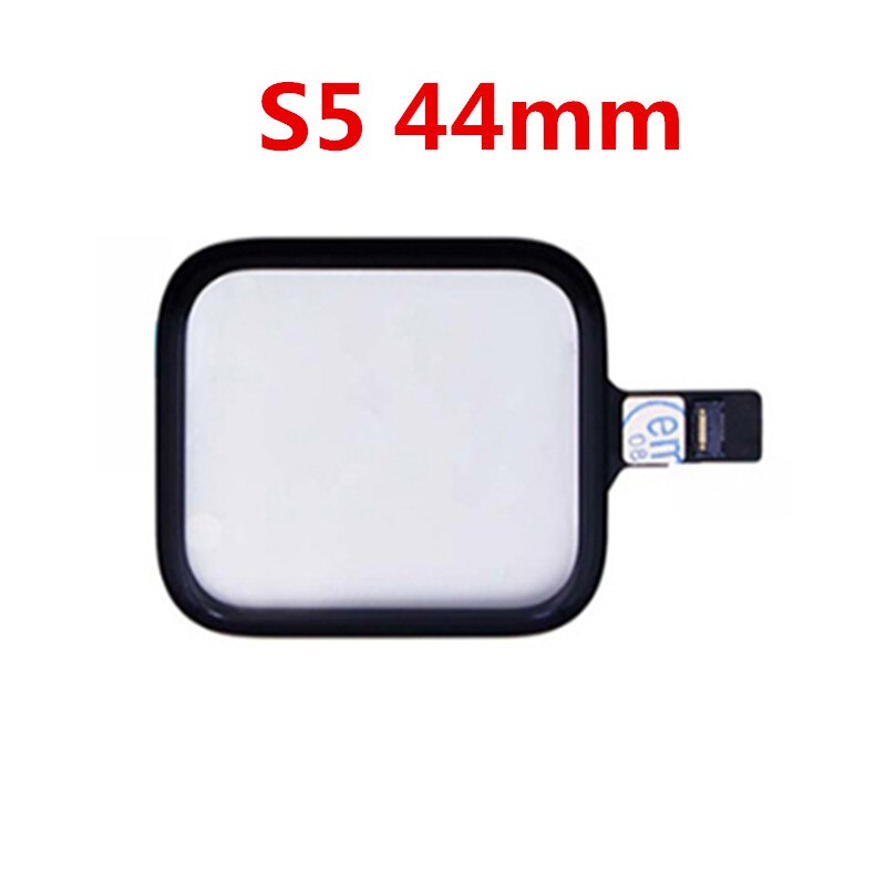 S5 tela exterior para apple assistir série 5 40 44 digitador do sensor painel de toque frontal display lcd para fora reparação vidro substituir peças: S5 44mm
