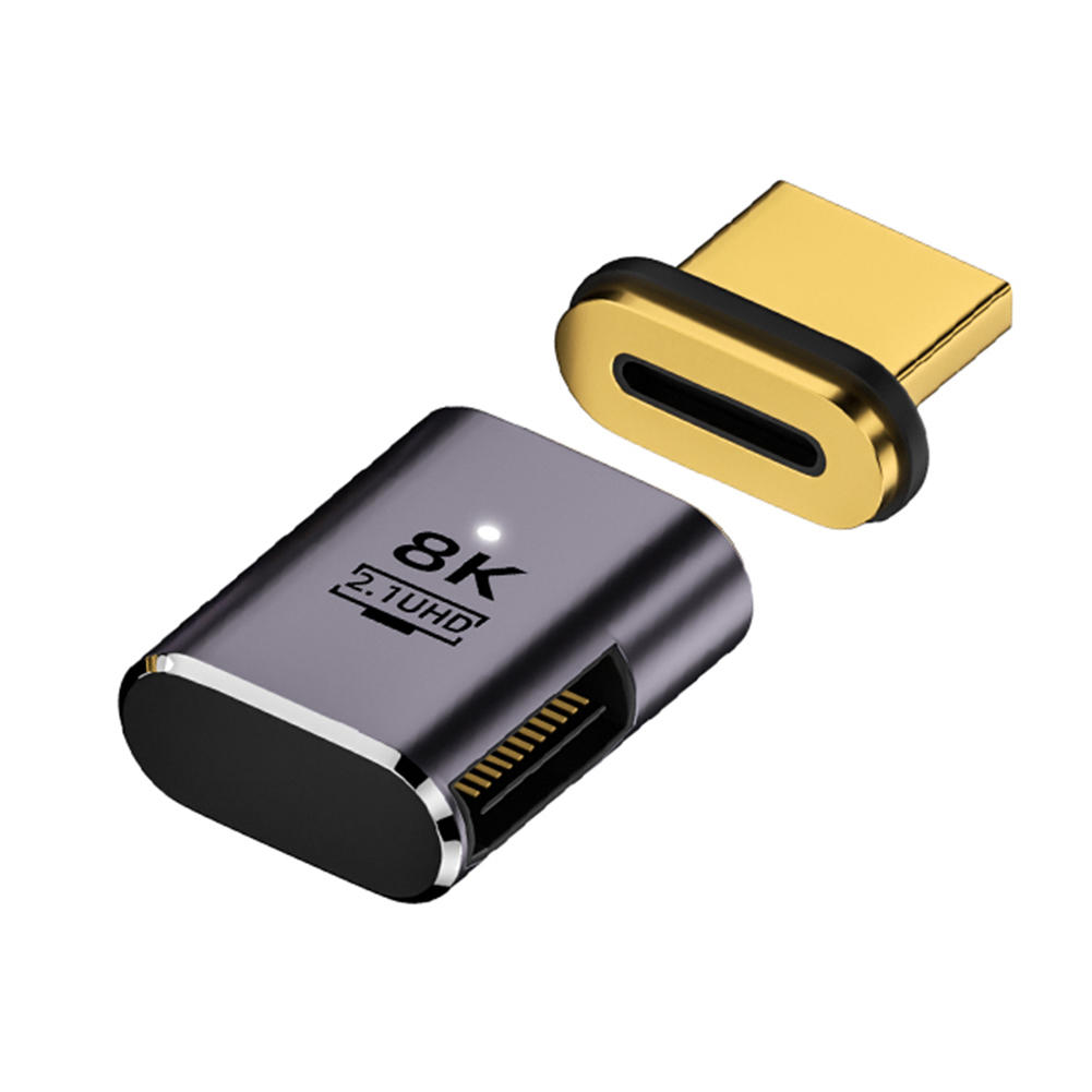 Adaptateur magnétique 2.1, 8K, Compatible HDMI, Extension magnétique, 8K/60Hz, 4K/120Hz, 48Gbps, pour ordinateur portable HDTV