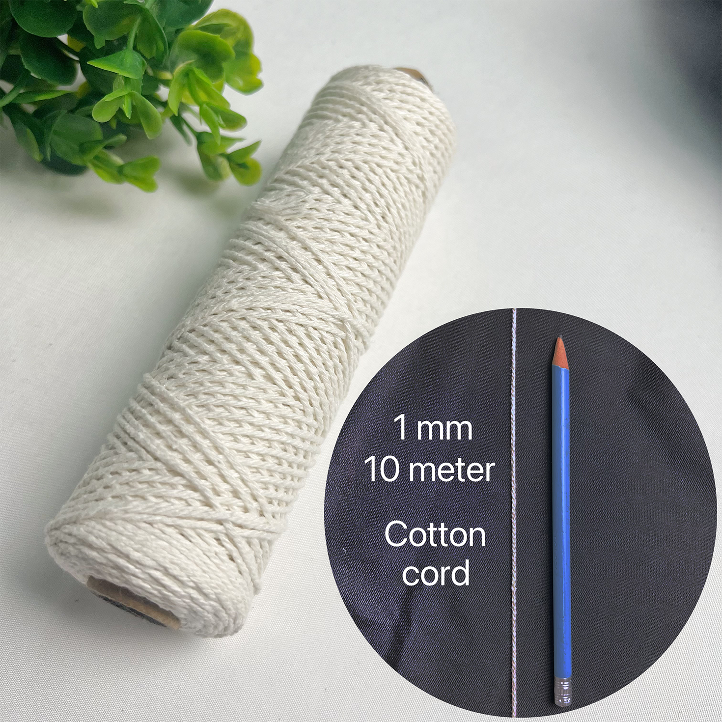 Cordón de algodón macramé cortado a mano de 1/2/3/4/5/6/8/10mm, cuerda de yute, hilo trenzado para manualidades DIY, decoración para de boda en casa: Dorado