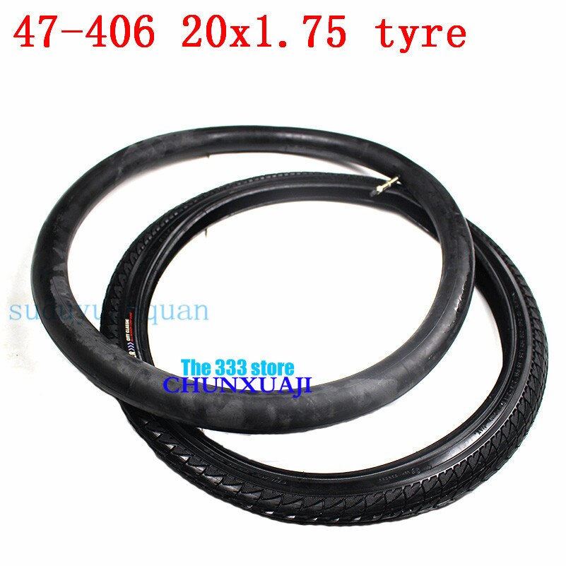 20*1.75 electric folding Bikes Tires 20X1.75 47-406 Electric bicycle Inner outer tires 20 inches children&#39;s bicycle Tires