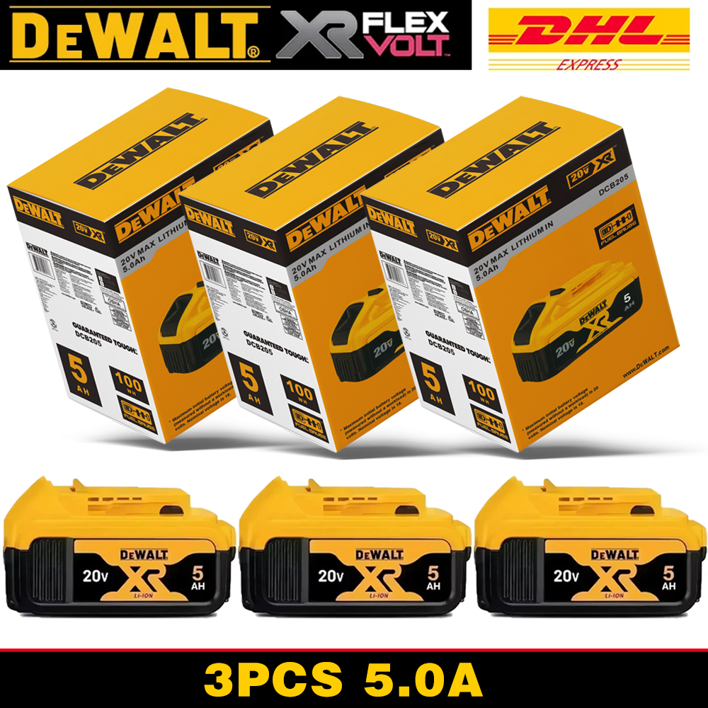 DEWALT original 18V, 6.0AH, DCB115, DCB118, DCB205, DCB200 battery charger, fast charging, lithium battery, tool battery
