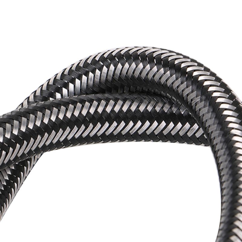 Metal Woven Hose High Pressure Soft Water Pipe 1/4 Compression Thread Connector