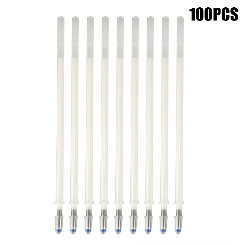 100 Stuks Warmte Wissen Pen Vullingen Hoge Temperatuur Verdwijning Pen Vullingen Lederen Kledingstuk Dash Marker H-Best