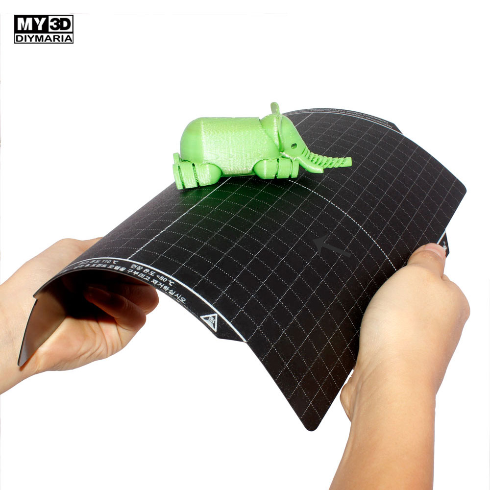 Upgrade Magnetic Steel Sheet Base soft Magnetic Surface Plate post for 3D Printer Bed Print Tape Heatbed Sticker Non PEI