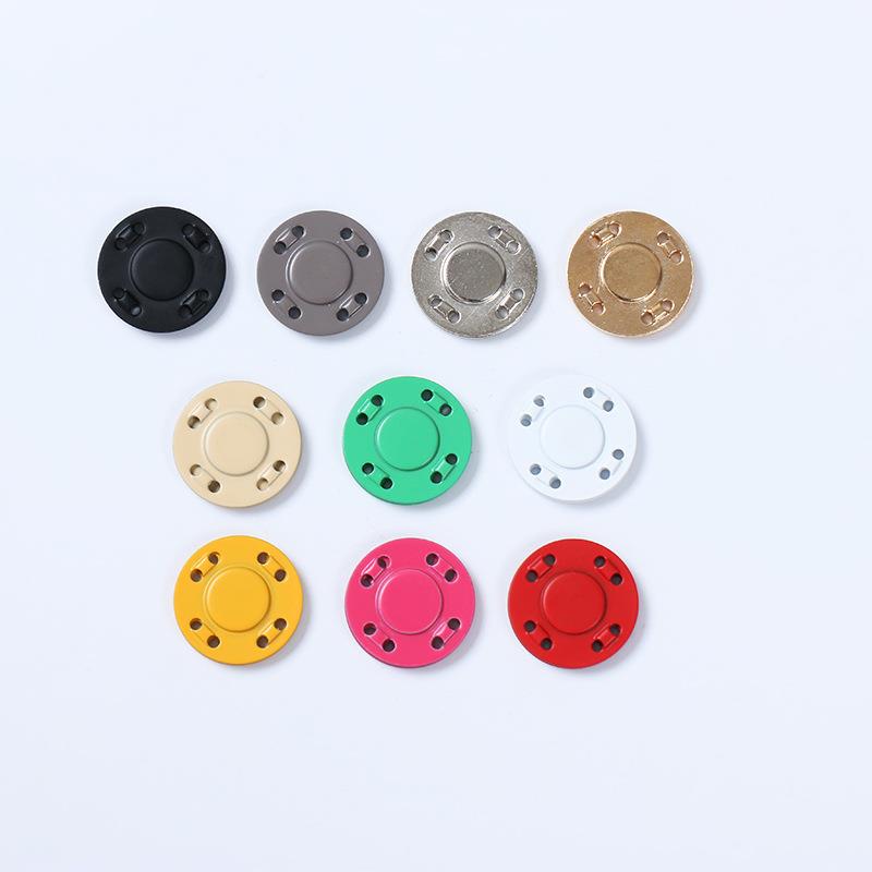 Un paio di bottoni magnetici forniture per cucire abbigliamento magnetico bottoni magnetici invisibili bottoni in metallo decorazione di abbigliamento fai da te fatta A mano