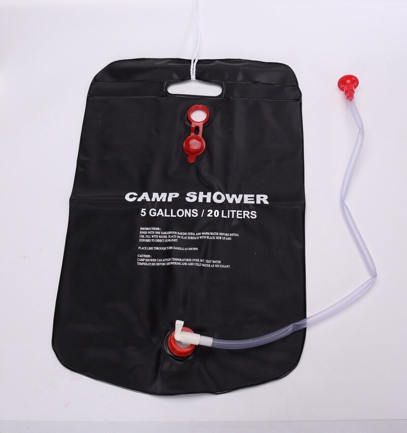 (Warmte-absorberende) vouwen Pvc Sport Veld Camping Douche Water Bag Reizen Bad Water Zak Outdoor Bad Zak