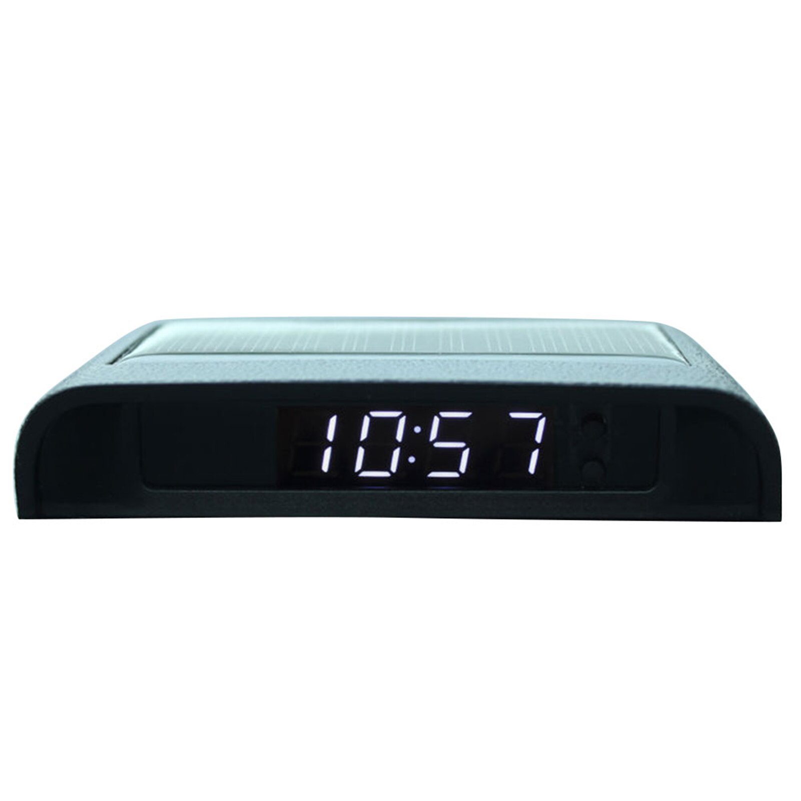 Reloj Digital con batería integrada para coche, accesorio electrónico con batería integrada, 24 horas de batería: White