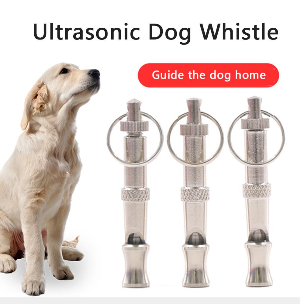Pet Dog Training Whistle Ultrasonic Supersonic Sound Pitch Quiet Trainning Whistles Cat Dog Training Obedience Black WhistleTool