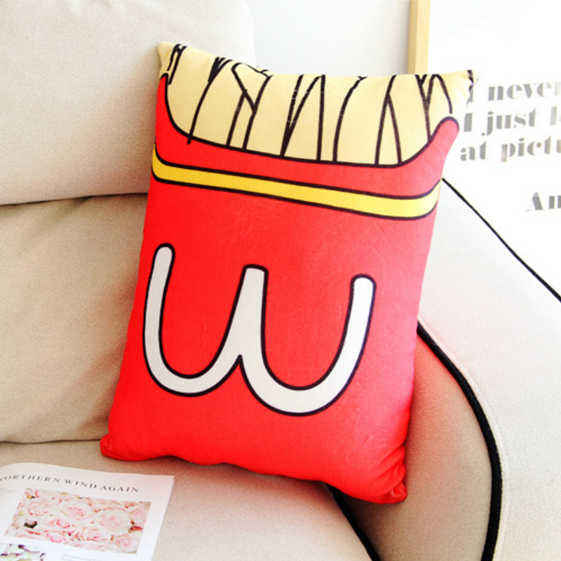 55*40 cm Kawaii pomme de terre pop-corn fromage Simulation alimentaire oreiller farce doux en peluche coussin mignon jouet traversin enfants fille