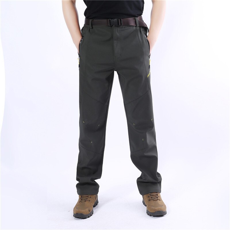 Outdoor Trousers Men's Water-Resistant Wind-Resistant Sports Breathable Soft Pants Plus-size Climbing Pants Mens