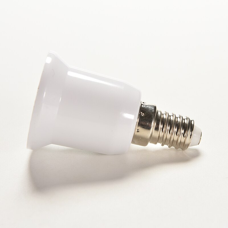Led-lampa glödlampa adapter omvandlare  e27 to e14 bas skruvsockel lamphållare omvandlare 1pc