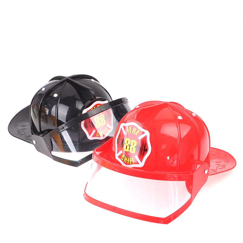 Kids Fireman Helmet Firefighter Hats Fancy Dress Accessories Kids Halloween Party Role Play Toys Yellow