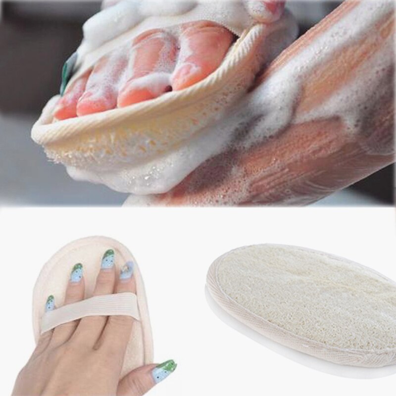 Natural Loofah Bath Shower Sponge Body Scrubber Exfoliator Washing Pad bathroom accessories Durable