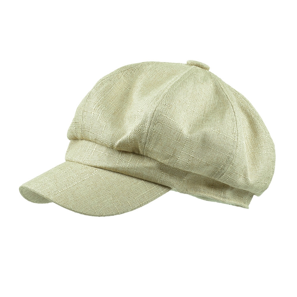 Showersmile bomuld linned nyhedsdreng hætte sommer beret hatte til kvinder britisk stil solid sort ottekantet hue damer bager dreng hat