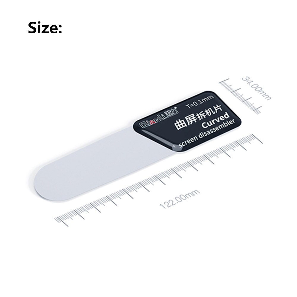 Qianli telefono cellulare curvo schermo LCD apertura leva strumenti Display cellulare Ultra sottile flessibile in acciaio inossidabile leva leva Spudger