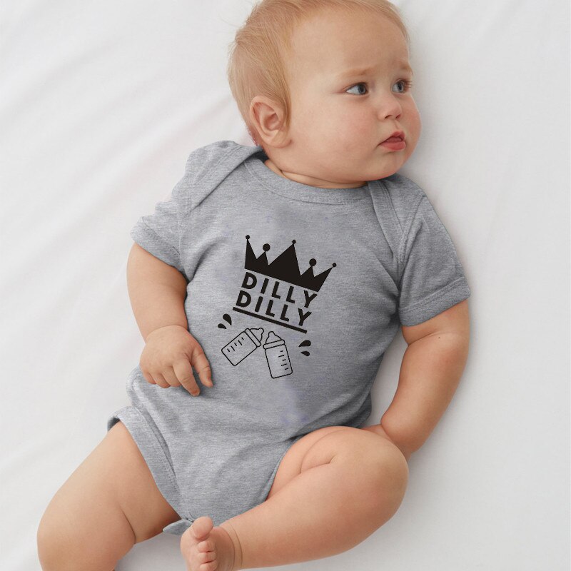 Funny Letters Print Newborn Baby Bodysuit Funny Cotton Short Sleeve Baby Boy Girl Onesies Rompers Body Infant Jumpsuit Clothes
