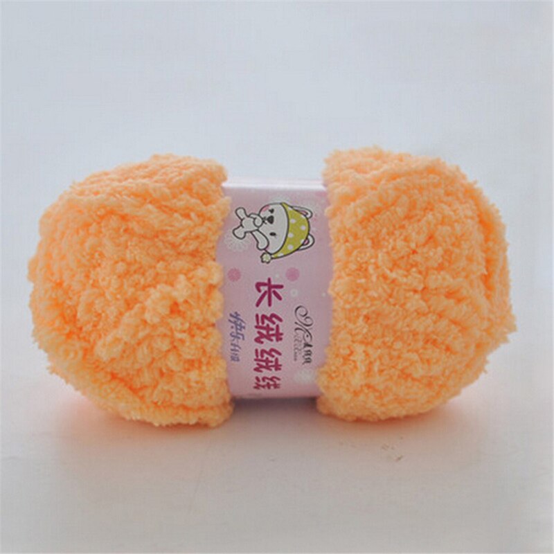 Soft Smooth Baby Wool Yarn Knitting Velvet Yarn Thick Fiber Cotton Crochet Yarn Hand Knitting Cashmere Yarn Thread: 671935