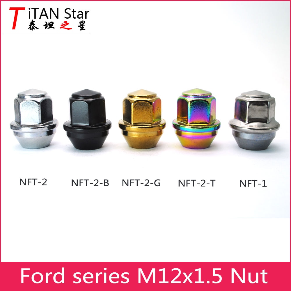 4 st  m12 x 1.5 oem oe lager fabriksfälgar fälgar ekollmuttrar 1.5 för ford focus fusion ecosport escape ranger lincoln mkz mkc