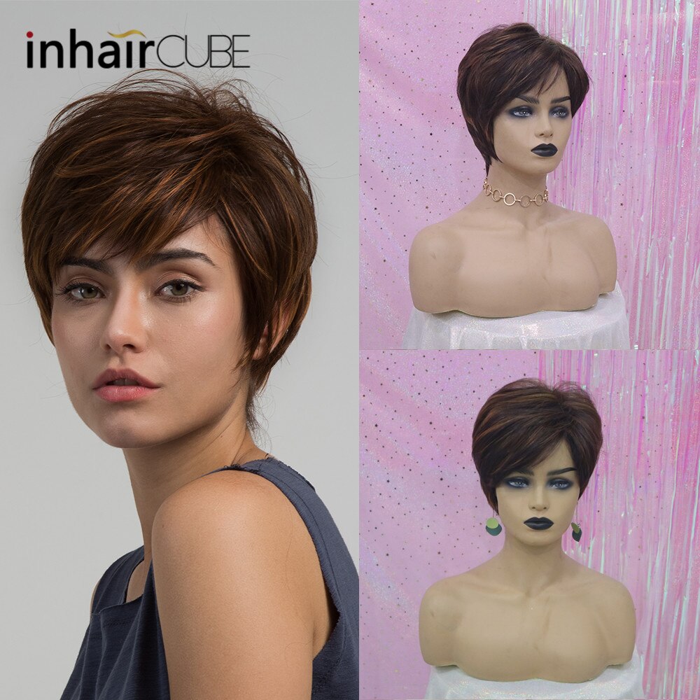 Weiße Herren Perücke Kurz - Synthetische Layer Perücke Für Cosplay & Kostüme