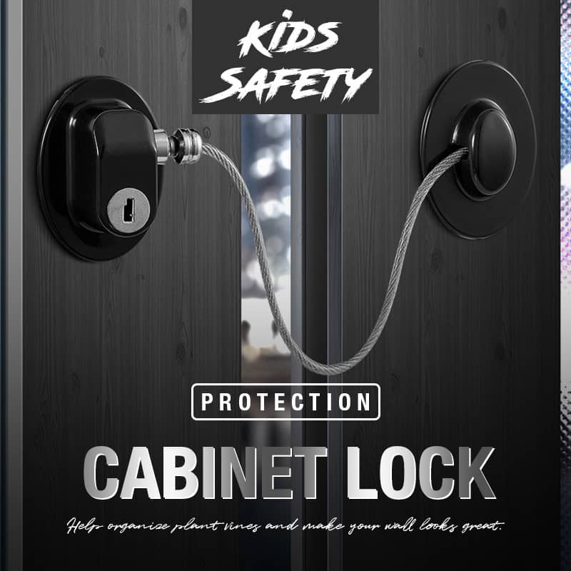 Kids Veiligheid Bescherming Kast Lock Kinderslot Bescherming Van Kinderen Vergrendeling Deuren Voor Kinderen Veiligheid Kids Veiligheid Plastic Pr