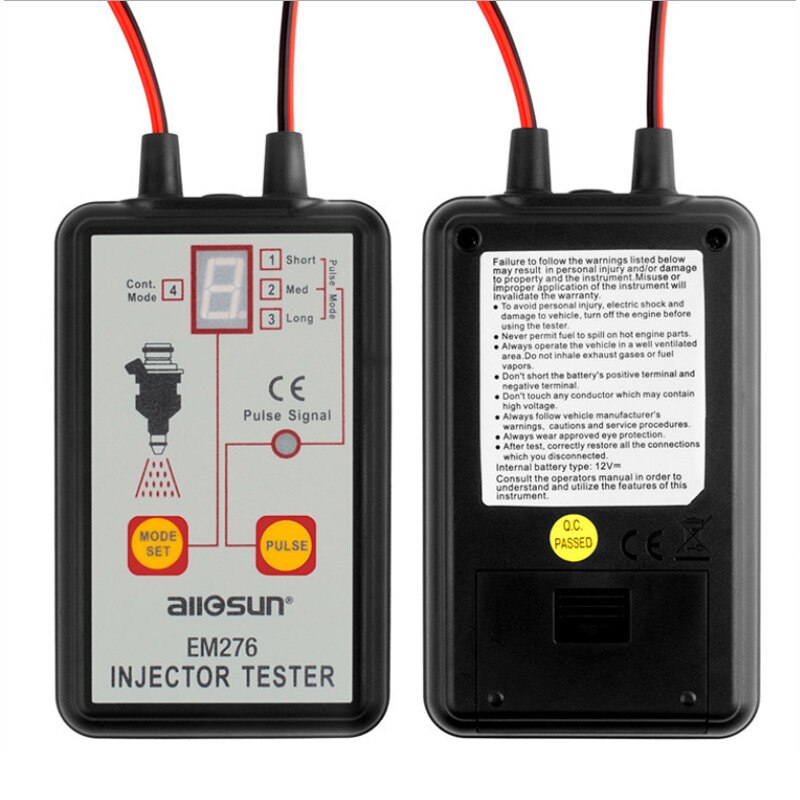 Testeur et analyseur d&#39;injecteur de carburant, 4 Modes d&#39;impulsion, outil de Diagnostic de fuite ou de brûlure, EM276