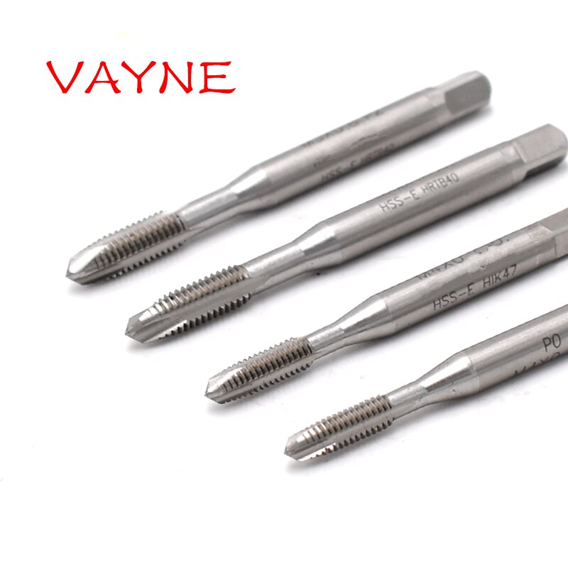 HSSE Metric Spiral Pointed Tap M1.4 M1.6 M1.7 M1.8 M2 M2.2 M2.5 M2.6 M3 M3.5 M4 M4.5 M5 M5.5 Machine Screw Fine Thread Taps