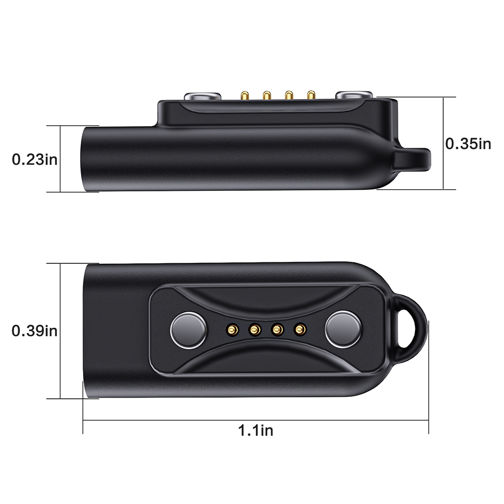 USB C Magnetic Watch Charger Connector Watch Charging Adapter for Polar Pacer /Pacer Pro for Ignite 3/Vantage V3