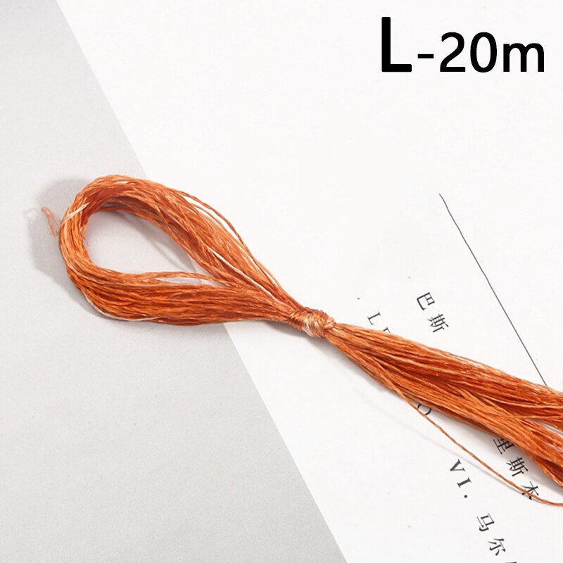 20M Polyester Embroidery Thread Gradient Cross Stitch Floss Threads Cotton Sewing Skeins Skein Kit DIY Sewing Tool Crafts: L