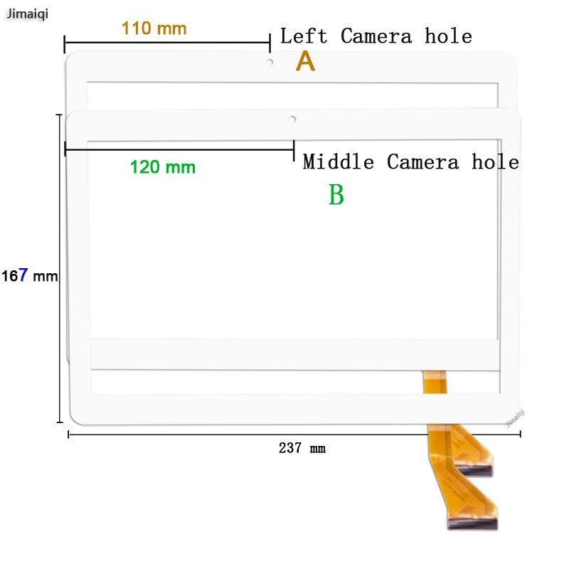 Phablet Capacitieve Touch Screen Panel Digitizer Sensor Vervanging Voor 10.1 Inch Tyd 108 Tablet Multitouch