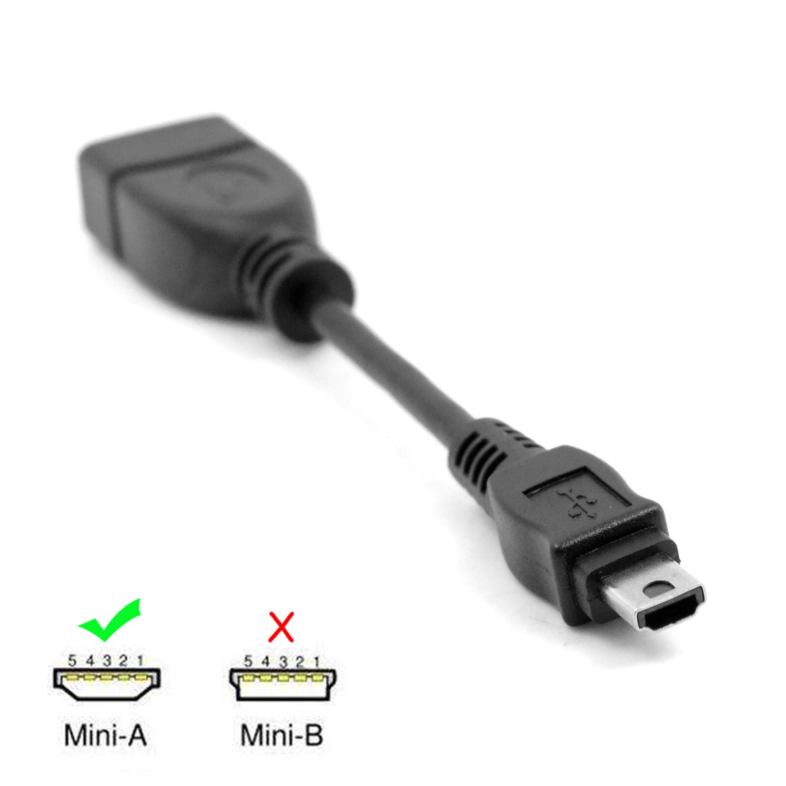 Chenyang Kabel Usb 2.0 Mini Een Male Host Otg Kabel VMC-UAM1 Dc Dv Kabel