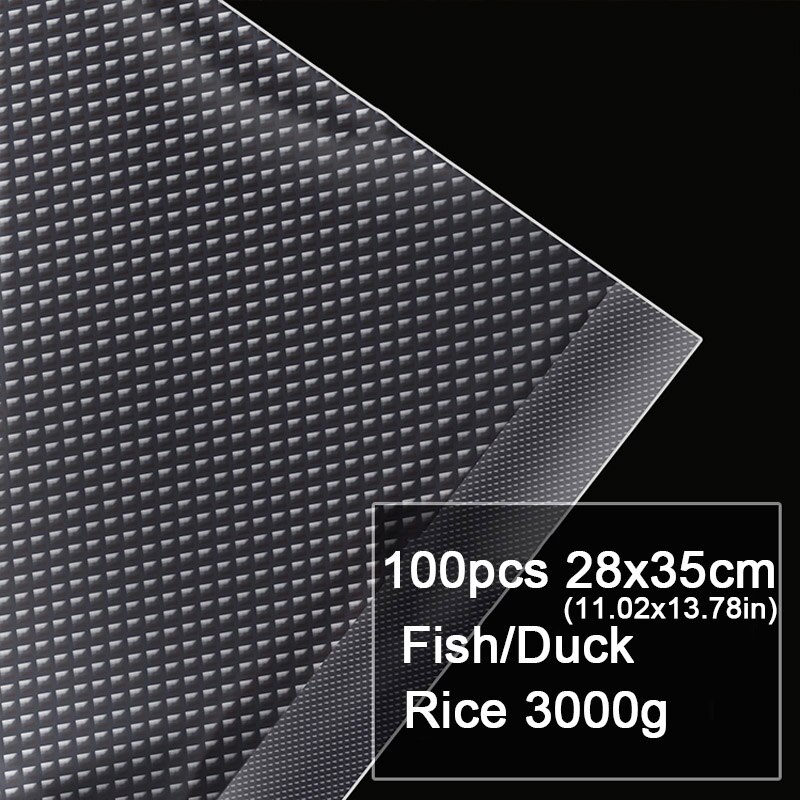 100pcs Kitchen Food Vacuum Sealer Bag Sous Vide Food Saver Storage Vacuum Packaging Bags Kitchen Accessories BPA-Free: 100pcs 28x35cm