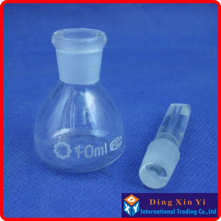 (2pieces/lot)10ml Gay-Lussac pycnometer,specific gravity bottle,picnometer