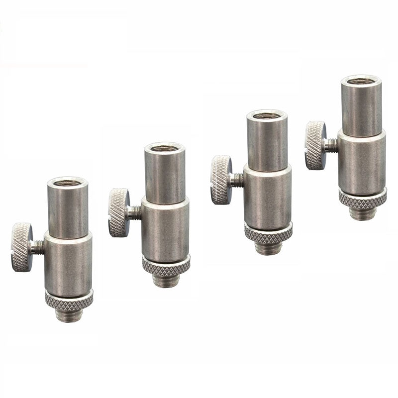 4 x Fishing quick release connector Angle Adaptor Connector Rod Pod Bank Stick Rest Carp Fishing Tackle