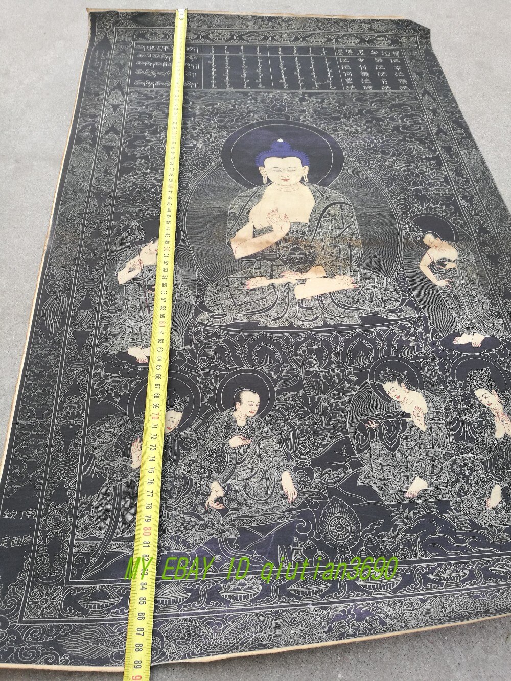 Nepal tibetaanse thangka schilderijen oude thangka collectie  t02