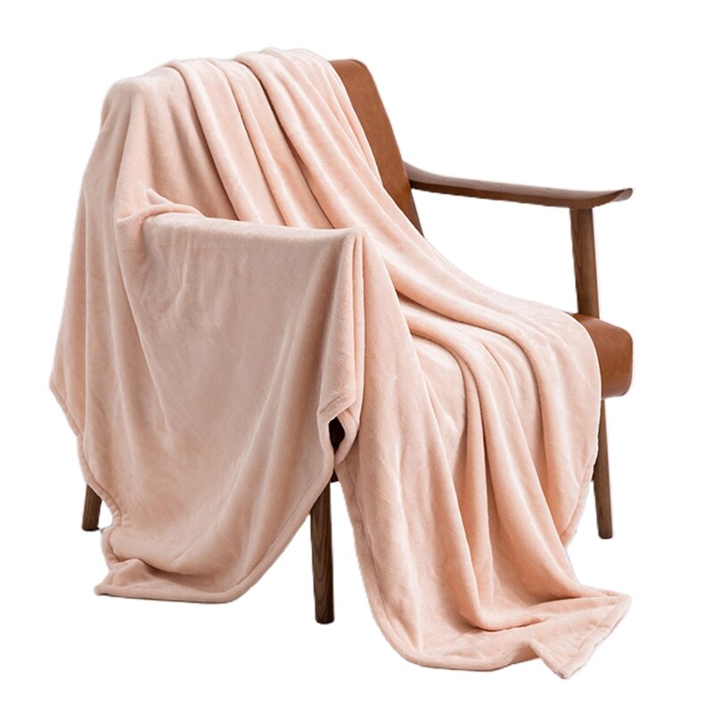 Winter herfst dikke flanellen deken, tweepersoonsformaat, superzacht, gezellig, warm, luxe, effen beddengoed van microvezel, lakens voor de bank.: Lp