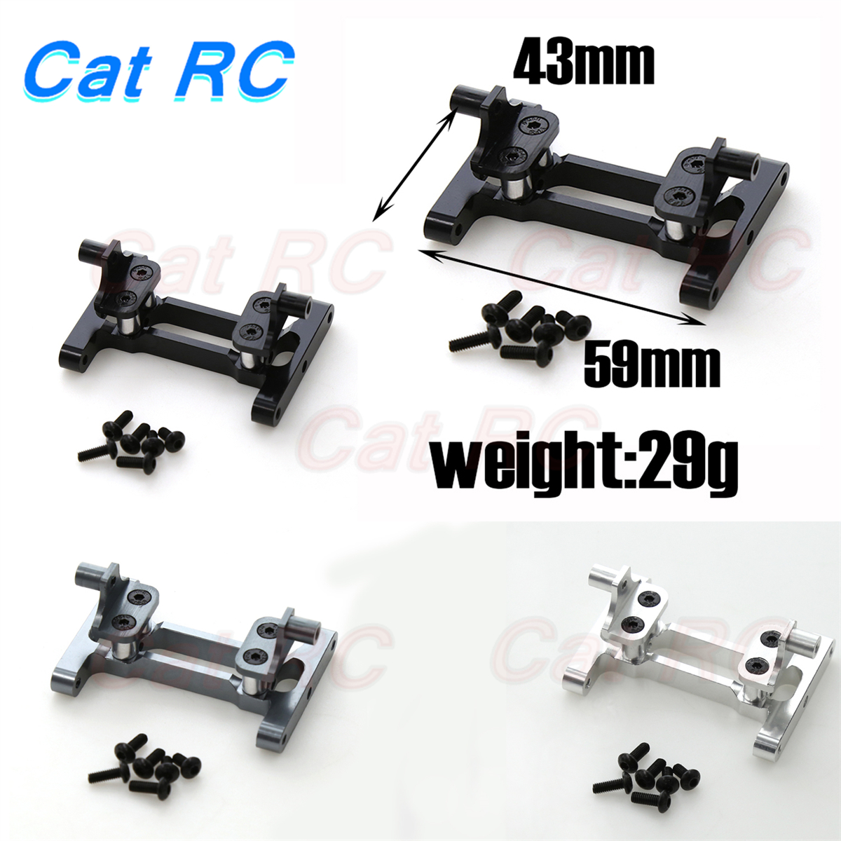 1pc Tamiya 1/14 supporto per telaio posteriore in metallo per camion trattore per auto Rc 56301 56304 56309 56314 King Knight carry er R620 MAN catRV