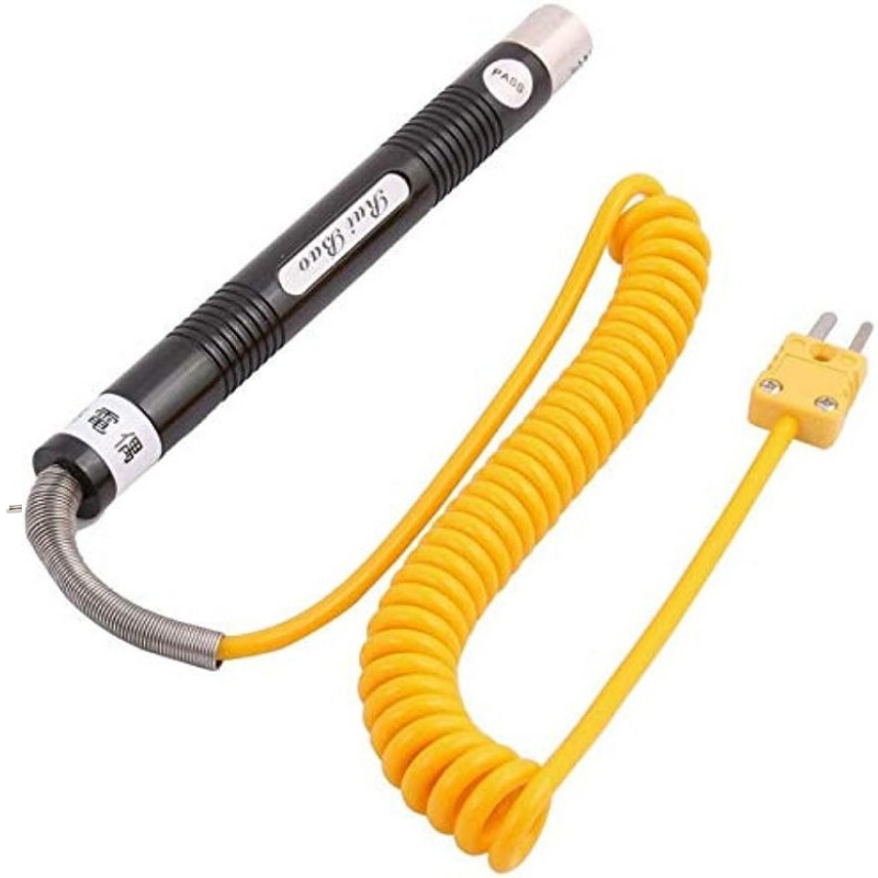 Hoge temperatuur S-type thermokoppel sensor Platina-rhodium thermokoppel temperatuursensor sonde Meetbereik 0-1300 graden Korund porseleinen buizen WRP-100 150 mm