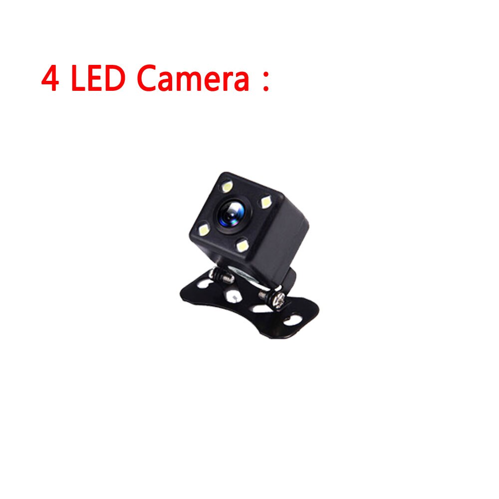 LeeKooLuu Reverse Camera HD Car Rearview Camera Wide View Angle Vehicle Camera Reverse Parking Assistance Rearview Backup Camera: 4LED Rear Camera