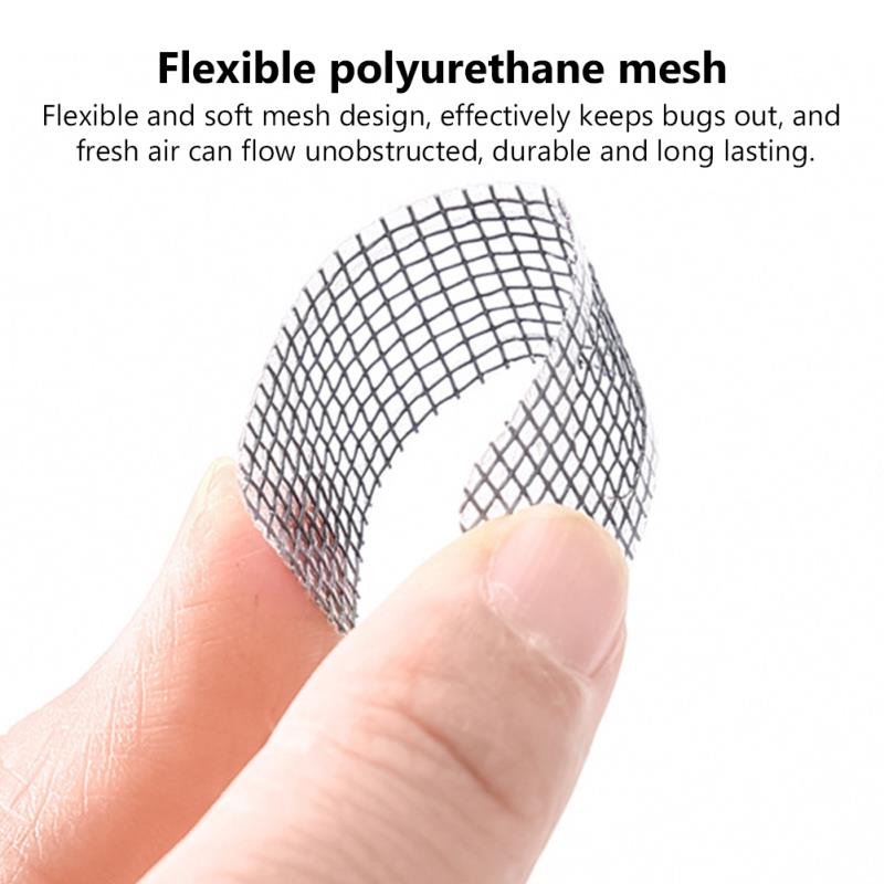 Screen Door Repair Mesh Patches Window Door Waterproof Patch Self-adhesive Super Fix Anti-Insect Door Mosquito Net Mesh