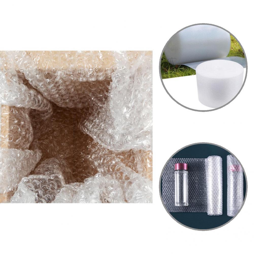 1 Roll Bubble Cushioning Wrap Useful Double Layer Air Bubble Roll Long-lasting Protective Bubble Cushioning Wrap Roll