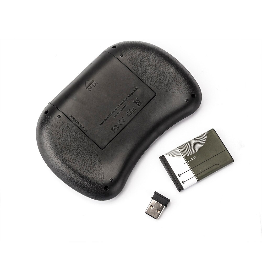 Vontar Backlight I8 Engels Russisch Spaans 2.4 Ghz Wireless Keyboard Air Mouse Touchpad Backlit Voor Android Tv Box Mini Pc