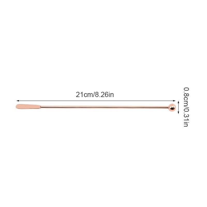 Swizzle Stick Stainless Steel Beverage Stirrer Long Handle Cocktail Stirrer For Bar Drink Swizzle Stick 8 Inch Coffee Stirrer US